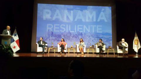 The launching ceremony of Panama City's resilience strategy