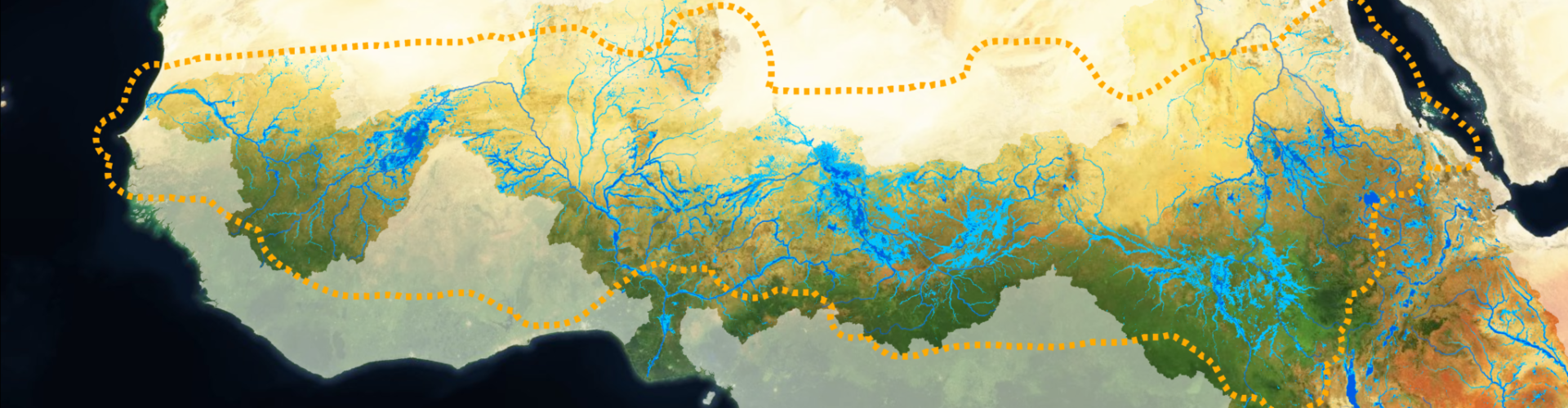 Wetlands in the Sahel area