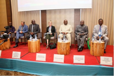 Closing session (Ministry of Water of Guinea, Ambassador of Netherland, Minister of the Environment of Mali, Ambassador of Sweden in Mali, UNDP Representative, HE ABN, WISO Director)